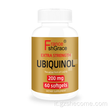 CoQ10 Supplemento Forma attiva di coenzima Q10 Softgels